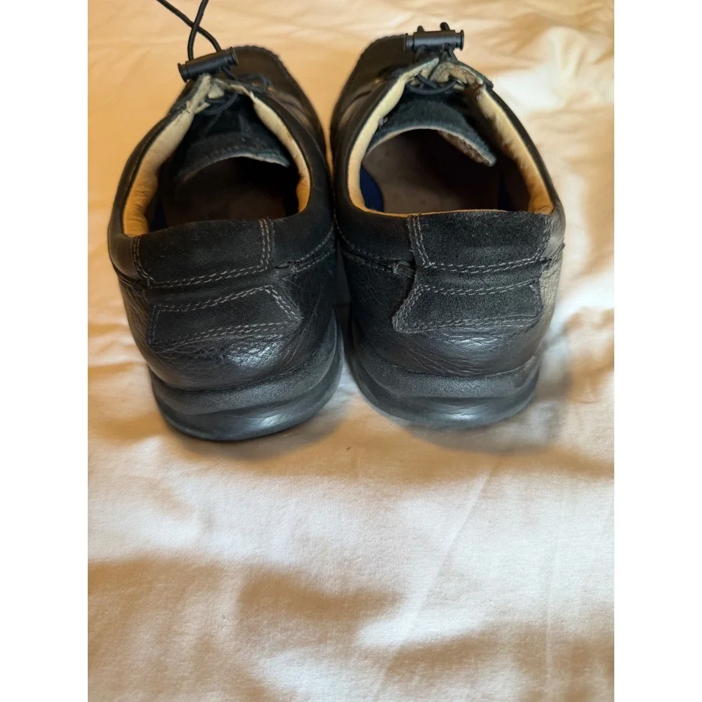 Florsheim Comfortech Men Black Leather Moc Toe Oxford Walking Shoes  12W